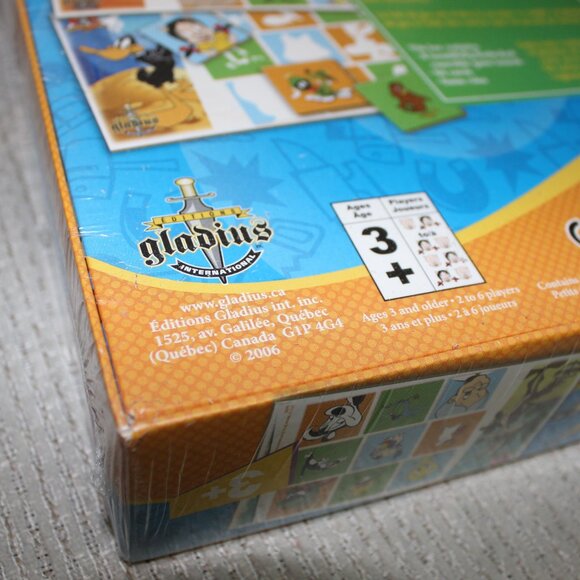 3/77❤️sealed 2006 vintage Looney Tunes Lotto card board game Gladius Canada Made - Picture 4 of 8